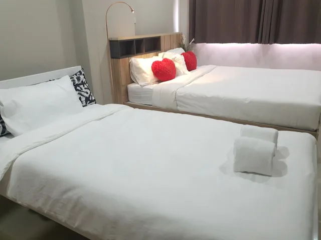 غرفة عائلية ثلاثية بسرير مزدوج وسرير فردي، iResidence Hotel Pathumthani 7/10