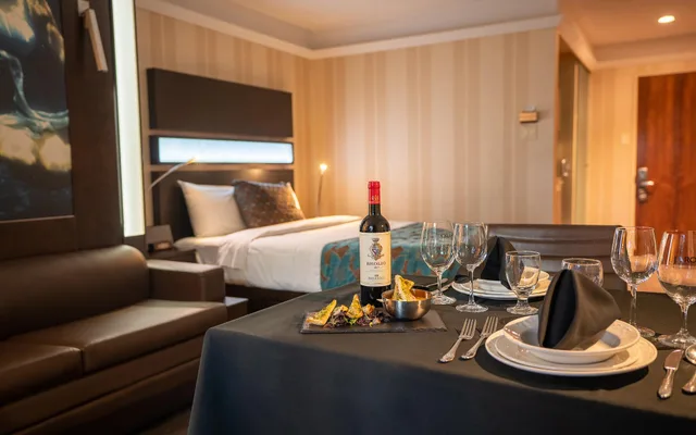 غرفة اقتصادية بسرير مزدوج بإطلالة، Hôtel Québec Inn 2/2