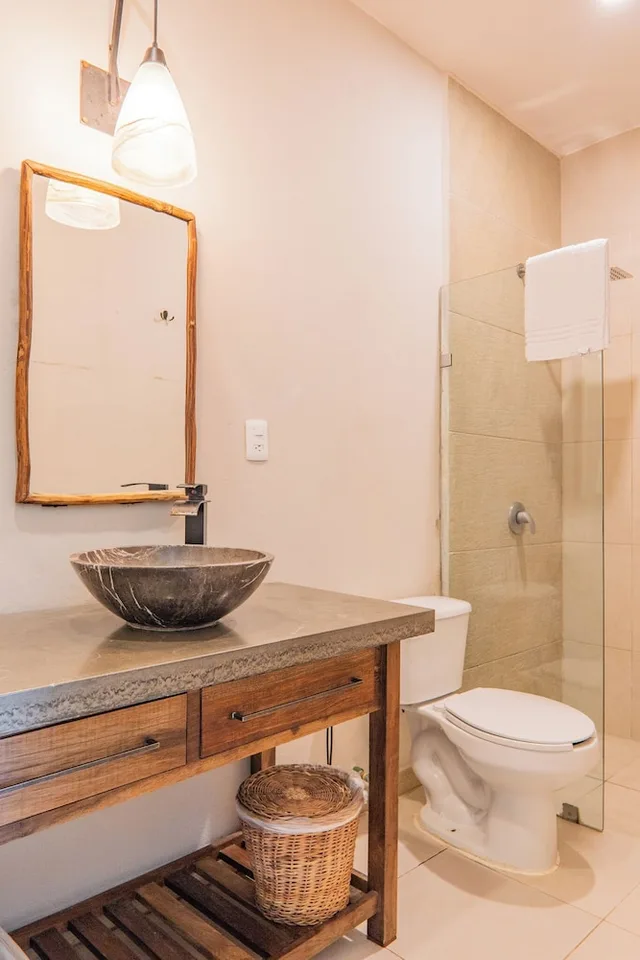 غرفة ديلوكس بسرير كينج بشرفة بجاكوزي، Agam Hotel Boutique Bacalar - Adults Only 5/7