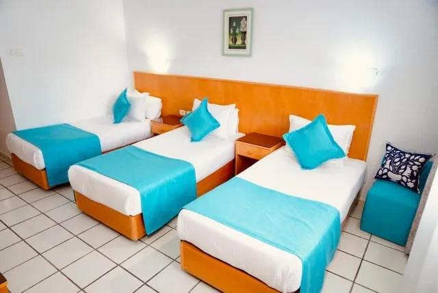 غرفة عائلية ثلاثية بثلاثة أسرّة، Hotel Le National 2/6