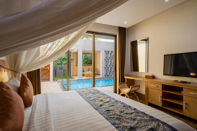 2 Bedrooms, Style, Modern, Villa, 2 King Beds, Private Pool، Lasanti Villas Spa Seminyak 2/2