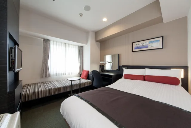 غرفة قياسية بسرير نصف مزدوج للمدخنين، Mystays Shin Urayasu Conference Center 1/2