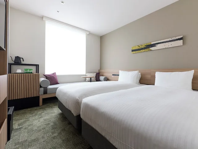 Hollywood, Twin Beds، Shizutetsu Hotel Prezio Kyoto Shijo 4/9