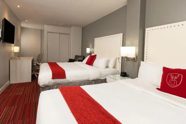 غرفة بسرير كينج وسريرين كوين، Hotel Du Nord 6/10