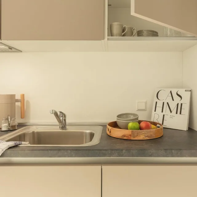 استوديو بسريرين منفصلين بمطبخ صغير، Candlewood Suites Heidelberg by IHG 6/7
