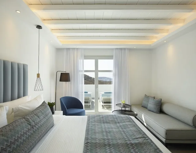 جناح جونيور بسرير مزدوج مع أريكة، Epic Blue Suites & Villas 4/7