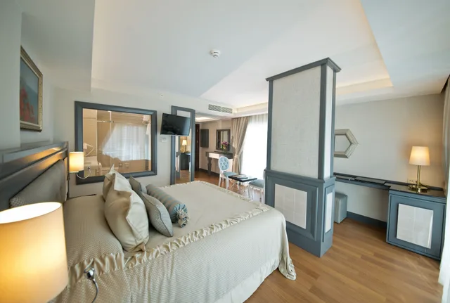 غرفة ديلوكس بسرير مزدوج بإطلالة جزئية على البحر، Prime Boutique Hotel 3/6