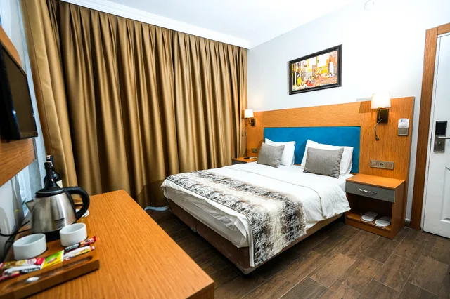 غرفة بسرير مزدوج أو سريرين منفصلين بإطلالة على البحر، Seatanbul Apart Hotel 8/10