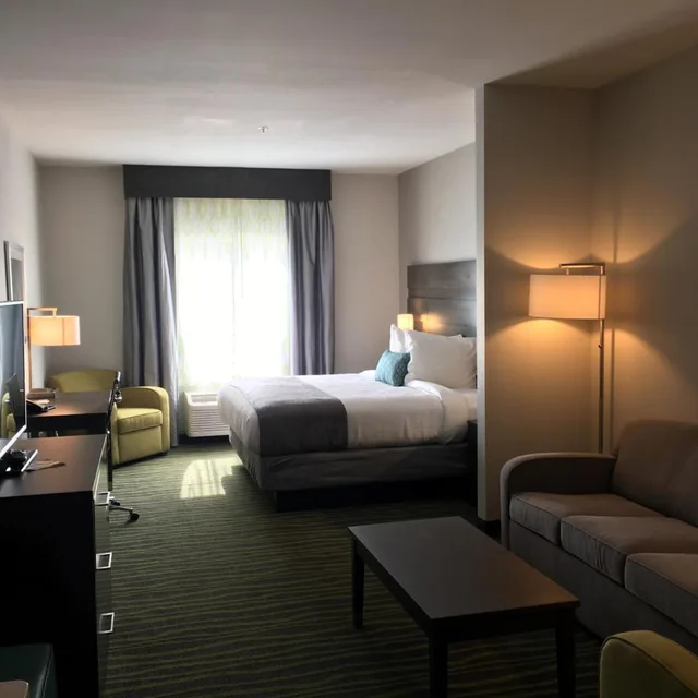 جناح بسرير كينج بحوض استحمام لذوي الإعاقة، Best Western Plus At Prien Lake Inn And Suites 9/10