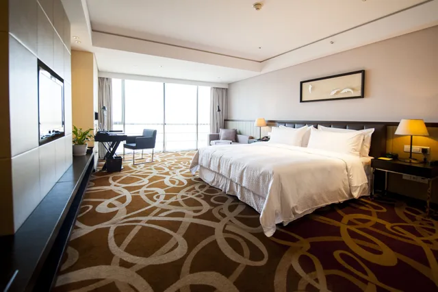 استوديو جونيور بسرير كينج بإطلالة على البحر بغرفة نوم واحدة، Four Points By Sheraton Qingdao West Coast Formerly Four Points By Sheraton Qingdao Huangdao 3/6