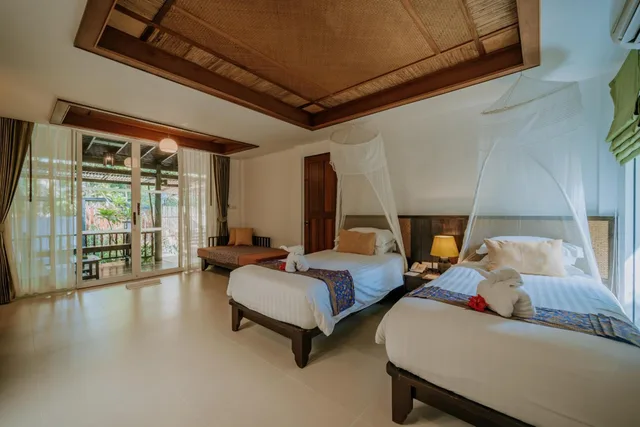 كوخ عائلي بسرير فردي، Ban Sainai Resort - SHA Extra Plus 3/10