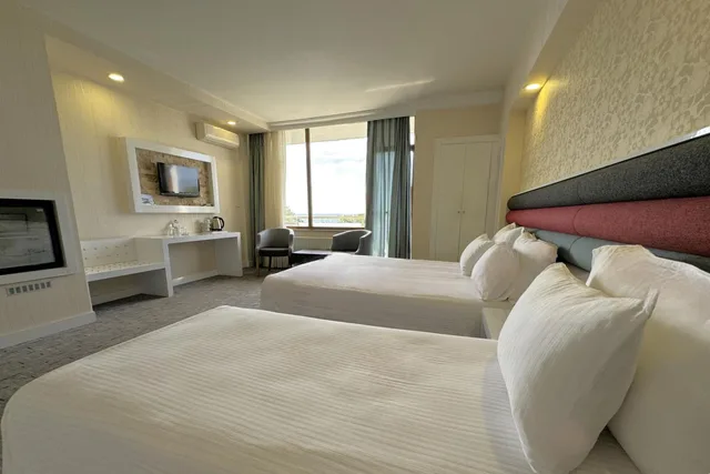 غرفة عائلية بإطلالة على البحر، Tekirdag Yat Hotel 1/6