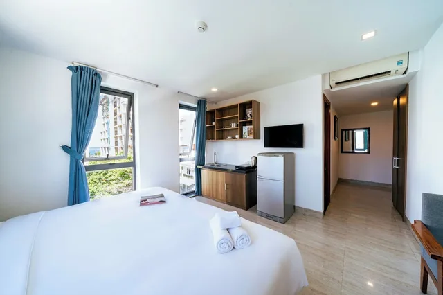 Junior, Studio, King Bed, Beach Side، Ocean Garden Boutique Danang By Haviland 5/10