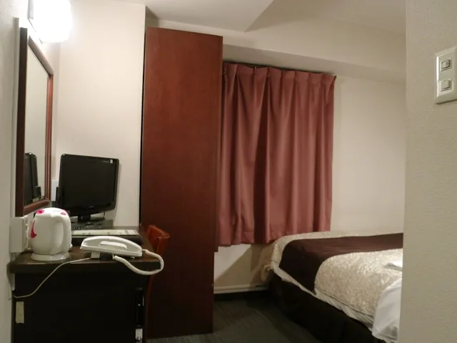 غرفة قياسية مفردة بسرير كوين للمدخنين، Hamamatsu Station Hotel 2/2