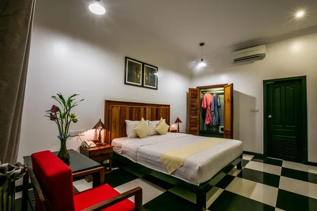 غرفة ديلوكس بسرير مزدوج بشرفة، Asanak D'angkor Boutique Hotel 9/10