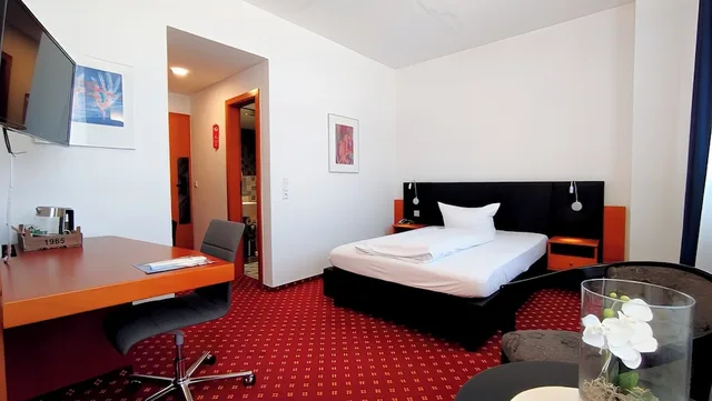 غرفة بزنس مفردة بسرير كوين، Hotel Schwert 5/7