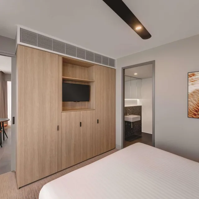 شقة بسرير فردي بغرفتي نوم، Vibe Hotel Canberra Airport 3/4
