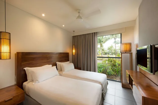 2 Bedrooms, King and Twin Beds, Beach Front, Laundry, Kitchenette، Hilton Fiji Beach Resort And Spa 3/7