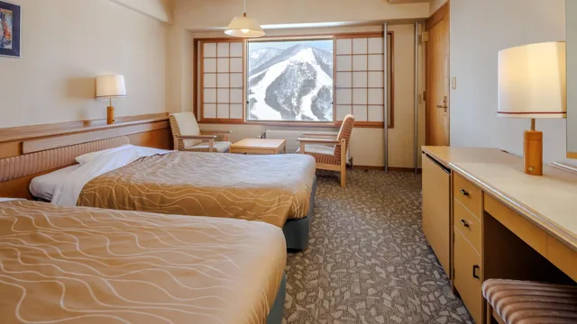 Semi Room, Junior Suite, 2 Semi Double Beds, Main Building، Madarao Kogen Hotel 2/2