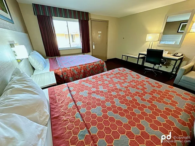 جناح استوديو ديلوكس بسريرين مزدوجين مع أريكة، Travel Inn and Suites Flemington 1/4