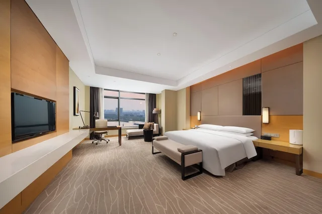 غرفة قياسية بسريرين مزدوجين مع دخول صالة النادي، CROWNE PLAZA YANGZHOU 3/8