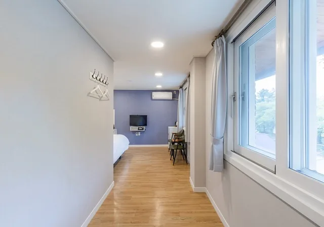 غرفة قياسية بسرير مزدوج، Jirisan Parkview 4/4