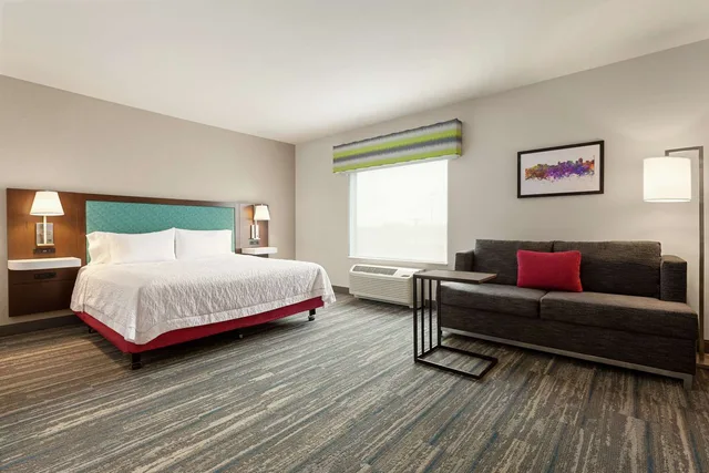 جناح استوديو بسرير كينج، Hampton Inn West Valley Salt Lake City Ut 1/2