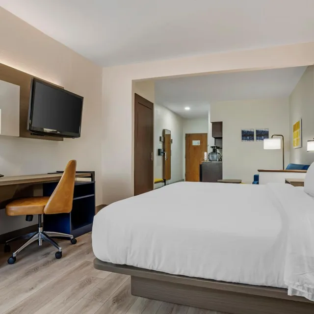 جناح سوبيريور بسرير كينج بحوض جاكوزي، Comfort Suites Hattiesburg near University 2/7