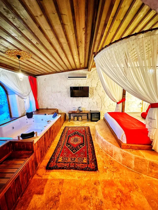 جناح حصري بسرير كينج بمسبح خاص، Sakli Cave House 3/10