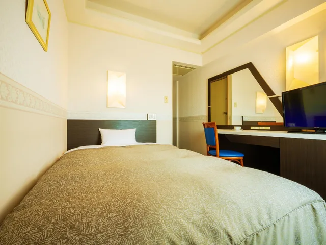 Semi Room, Semi Double Bed, Smoking، Hotel Ace Morioka 1/3