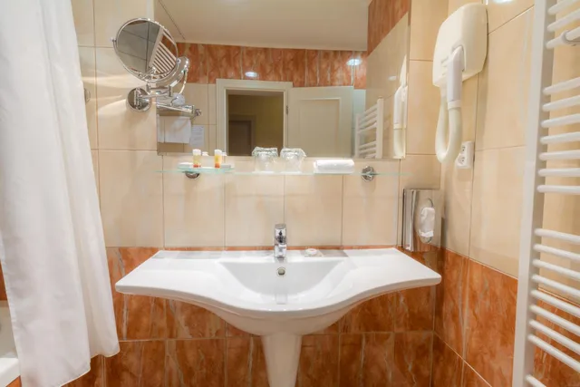 غرفة سوبيريور بسرير مزدوج أو سريرين منفصلين بإطلالة على الحديقة، Centralni Lazne Ensana Health Spa Hotel 6/6