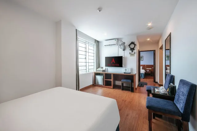 جناح عائلي بسريرين كوين، A25 Hotel - 63A Phuong Liet 4/5