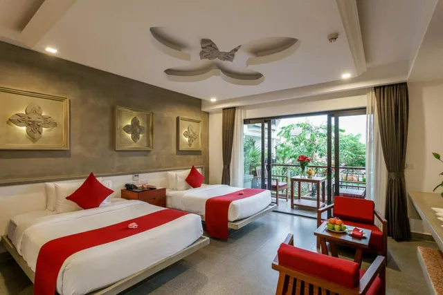 غرفة ديلوكس بسريرين منفصلين، Khmer Mansion Residence 1/7