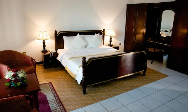 شاليه بسرير كينج بغرفة نوم واحدة، Green Mubazzarah Chalets 3/8
