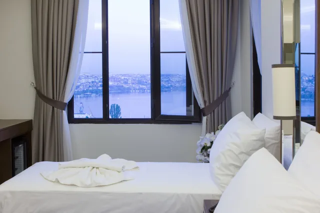 غرفة ديلوكس بسرير مزدوج بإطلالة على البحر، The Biancho Hotel Pera 10/10