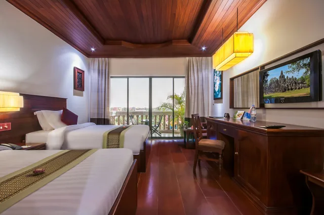 غرفة ديلوكس بسرير مزدوج أو سريرين منفصلين، Borei Angkor Resort & Spa 8/10