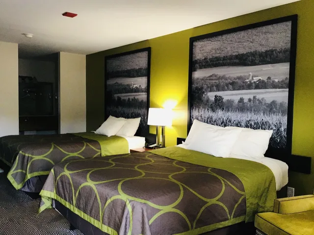 غرفة قياسية بسريرين كوين، Super 8 by Wyndham Mifflinville Near Bloomsburg 5/10