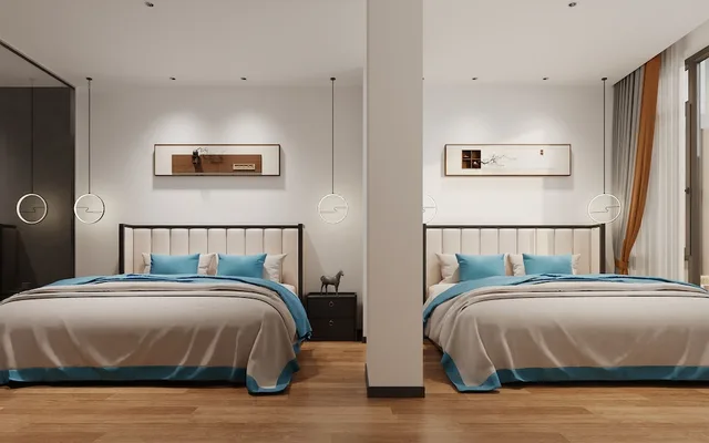 غرفة رباعية بسريرين مزدوجين وسرير كينج وسرير كوين بشرفة، Beijing Aaliyah Wang Fu Jing Forbodden City Boutique Hotel 4/10