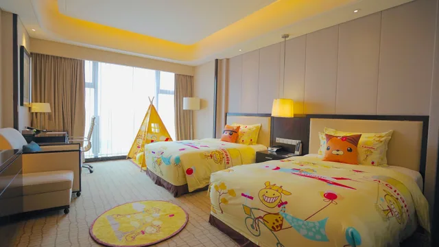 Room, Twin Beds, River View, Junluxe Hotel Guangzhou Zengcheng 1/2