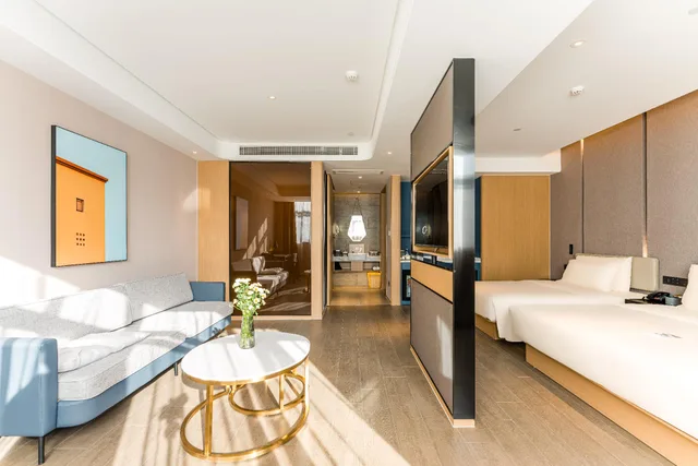 جناح متصل عائلي بسرير كينج، Atour Hotel (Suzhou Mudu Ancient Town Store) 1/1