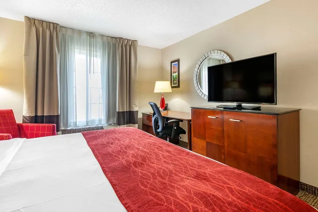 جناح بسرير كينج مع أريكة، Comfort Inn & Suites Geneva - West Chicago 3/10