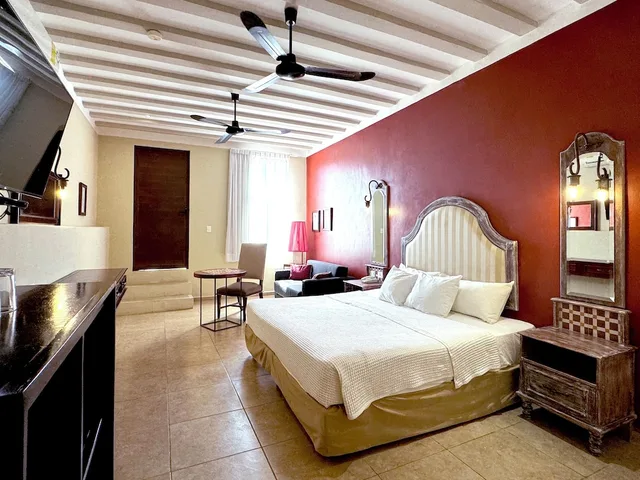 غرفة قياسية بسرير كينج، Casa Zafiro Hotel - Adults Only 7/10