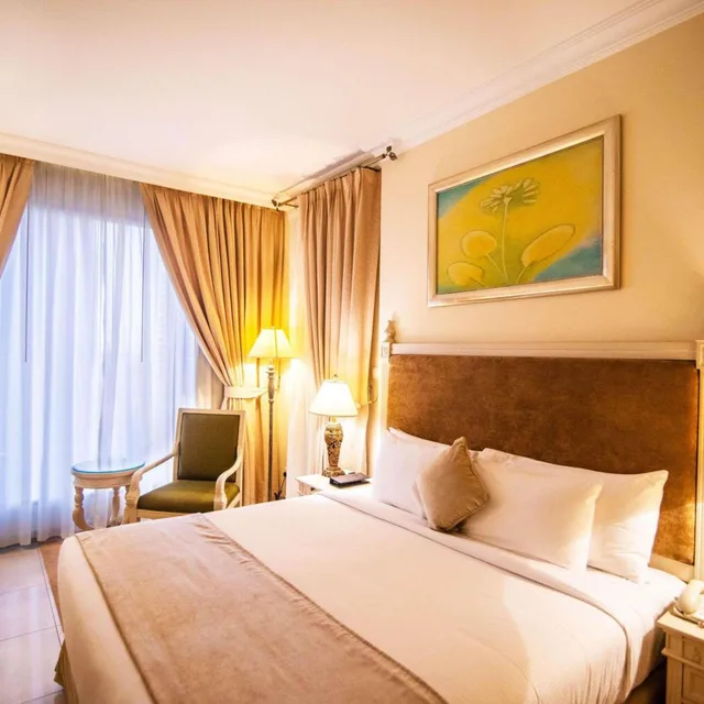 شقة ديلوكس بسرير كينج وسريرين منفصلين بإطلالة على المدينة بغرفتي نوم، Mercure Dubai Barsha Heights Hotel Suites and Apartments 1/13