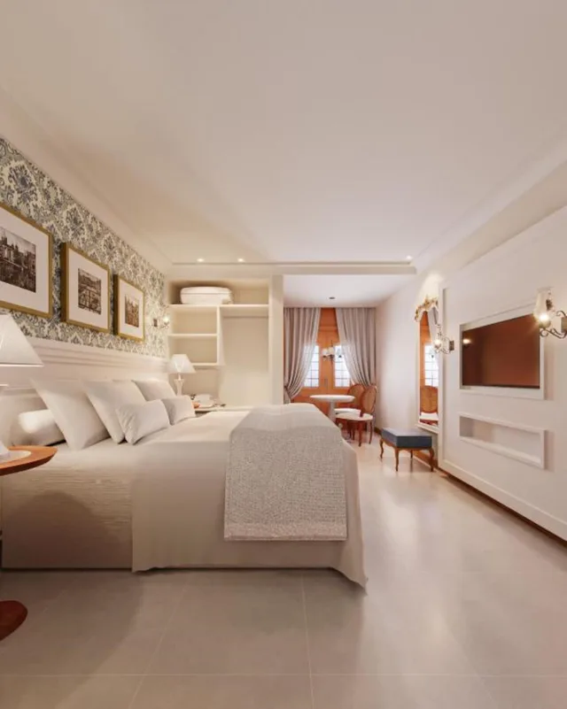 جناح كلاسيكي بإطلالة على المسبح، Resende Imperial Hotel & Spa 1/1