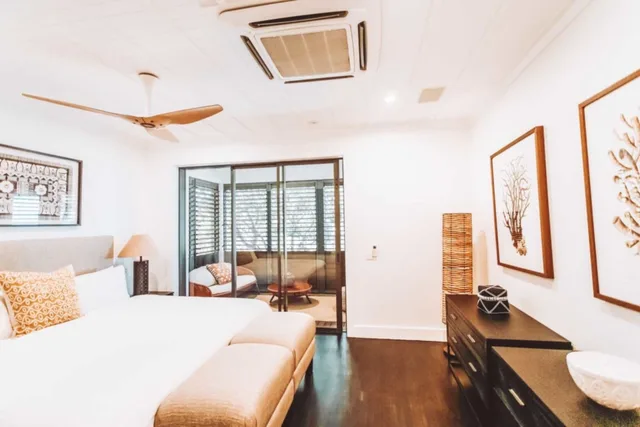 غرفة ملكية بسريرين كينج، Vomo Island Resort 1/2