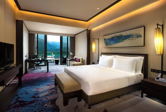 غرفة قياسية بسرير كينج، CROWNE PLAZA CHONGQING NEW NORTH ZONE 4/6