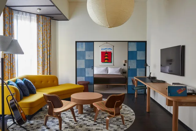 غرفة ديلوكس مفردة، Ace Hotel Kyoto 1/2