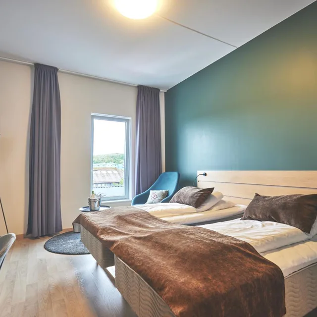 غرفة سوبيريور بسرير مزدوج، Hjorten Hotell Hitra 2/7