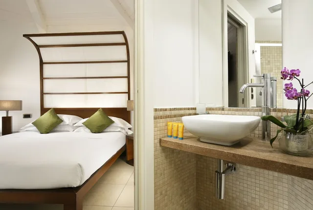 غرفة سوبيريور بسرير كوين بإطلالة على البحر بجاكوزي، La Plage Resort 4/5