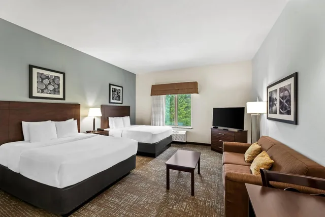 جناح بسريرين كوين بمطبخ لذوي الإعاقة، Mainstay Suites Lufkin 1/8